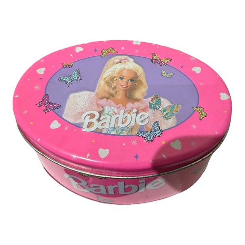 Vintage barbie tin - barbie, 1995
