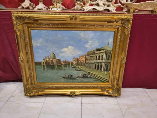 Venezia olio tela 50x70cm - olio,