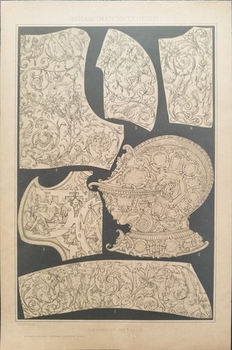 Antica stampa del 1887 - del,