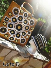 NAVY CROCHET RESORT BAG & HAT