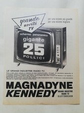 Pubblicità Advertising Televisori MAGNADYNE KENNEDY Anni 60