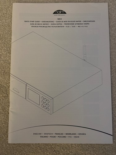 Manuale uso originale naim - naim,