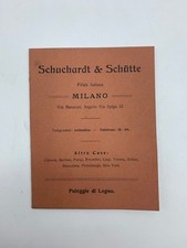 Schuchardt & Schutte, Milano. Pulegge di legno