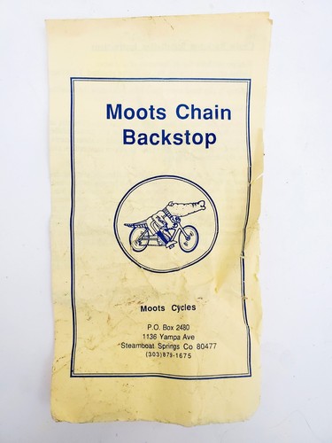 Moots catena backstop - catena, vintage