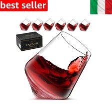 FAHIMEH Bicchieri Whisky Rum Cognac Cocktail Liquore Calici Vino Cristallo Ve...