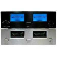 2X TN-90A Testina VU Meter Livello DB Audio Meter Chassis Amplificatore di Potenza con Retroilluminazione