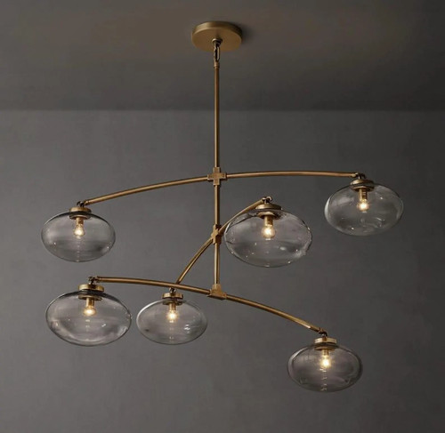 Lampadario moderno mid century - lampadario,