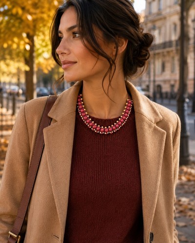 Collana uncinetto girocollo