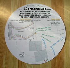 Pioneer PL-510/512/514/516/516/516/518/520/530/540/550/560 Goniometro stilo braccio