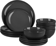 Set 12 pezzi piatti ciotole