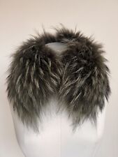 Collo Pelliccia Procione Cappotto Sciarpa