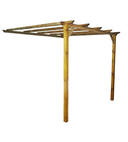 Pergola addossata esterno - pergola,