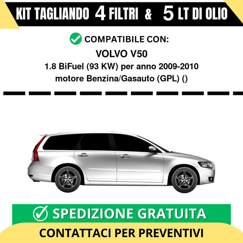 Tagliando per volvo v50 - tagliando,