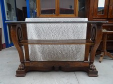 Console in noce Impero prima metà del 1800 Francia piede leonino