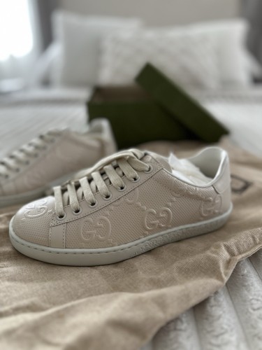 Sneakers gucci ace pelle - gg,