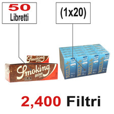 Cartine Smoking Brown Corte 50