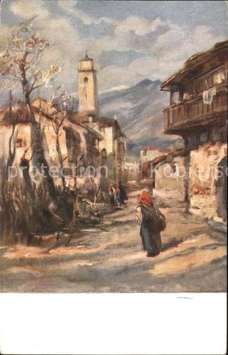 Cartolina artista a - cartolina, d'artista