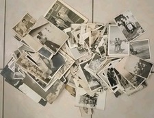 Lotto + 150 Vecchie Fotografie Bianco e Nero Famiglia Cagliari 1900 1960