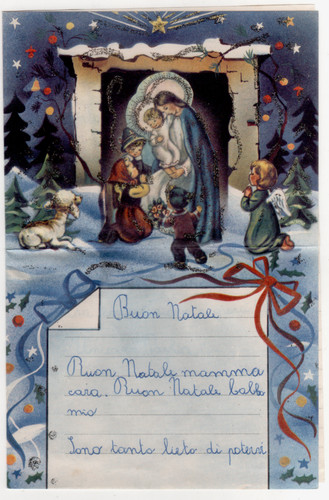 Letterina natale con - natale,
