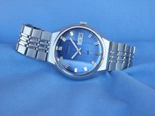 Seiko Lord Matic 5606 Blu Dial Stainless Steel Made In Japan Rare Vintage 1975