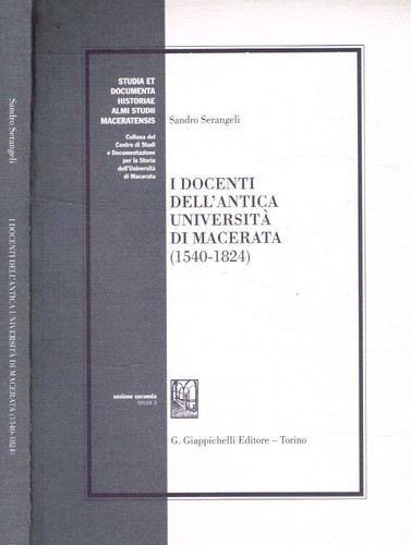 Docenti dell antica - i, dell'antica