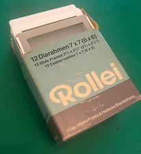 Rollei 12 Diarahmen 7x7 (6x6) telaietti in vetro per diapositive