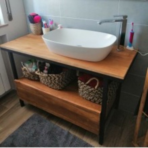 Mobile bagno legno massello - , di
