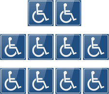 10 Adesivi Autoadesivi per