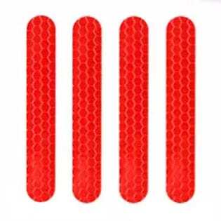 Adesivo rosso riflettente - rosso, max