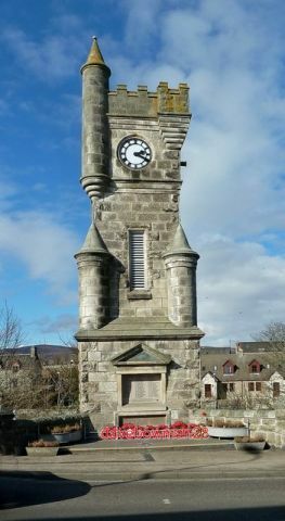 Photo brora war memorial - ,