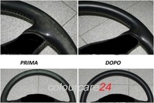 Kit Rinnova Colore Volante Pelle Mercedes NERO F034 Ritocco Interni Classe Cls A