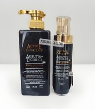 Active Caviar Drip Arbutina Lozione Vitamina e Liquirizia + Siero Olio