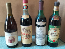 Lotto 4 Bottiglie Vino Vintage Quattro Chiacchere Chianti Acquerata Collio Arbia