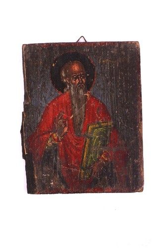 Antica icona legno - antica, in