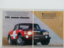 Clipping Ritaglio Articolo 1993 FIAT 124 SPIDER 1600 Il Numero Vincente