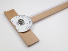 Riga di precisione in legno a T da 60 cm. regolabile Vittorio Martini - Nuova