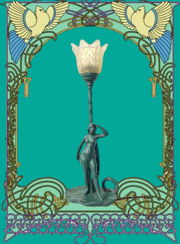 Lampadario art nouveau charles - lampadario,
