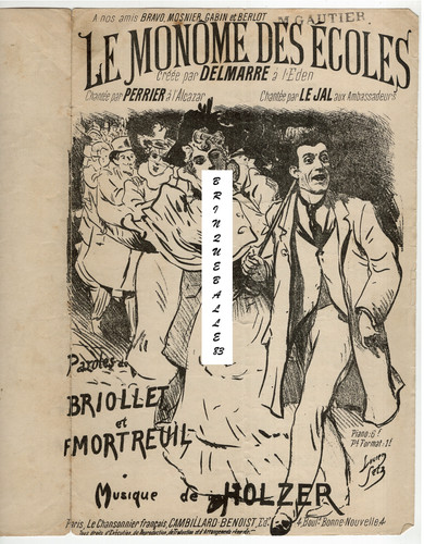 Estudiantina 1894 monôme - le,