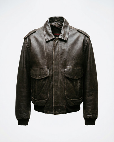Giacca pelle marrone - marrone, uomo