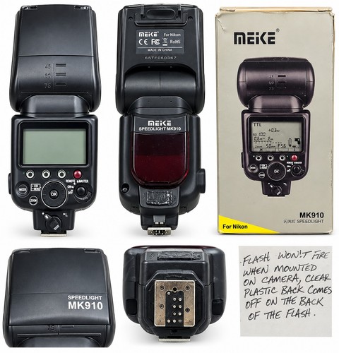 Flash speedlight meike - flash, mk910