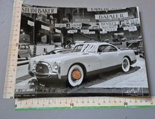 25/10/25)N1Foto AutoStoriche Crysler Special Carrozzeria Ghia Torino 1952 Parigi