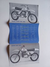 KTM produzione modelli cross 420 - 250 - 125 1979 depliant TEDESCO originale