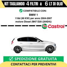 Tagliando per BMW 1 118d 90 kw