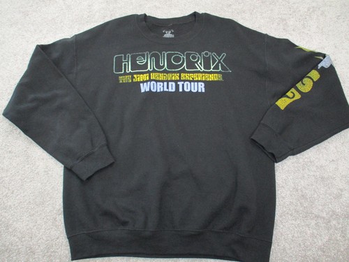 Hendrix felpa uomo grande nera - uomo,