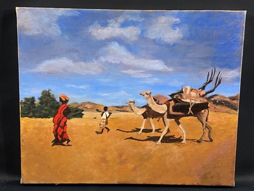 Quadro orientalista secolo - quadro, xx