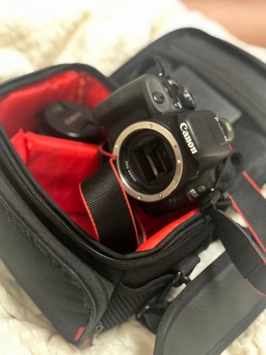 Corpo canon eos - 100d, con