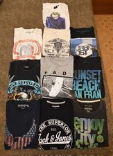 Lotto 10 T-shirt da uomo Tg M