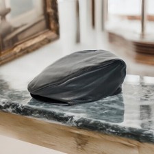 Cappellino piatto da uomo nero