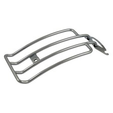 Portapacchi cromato per harley