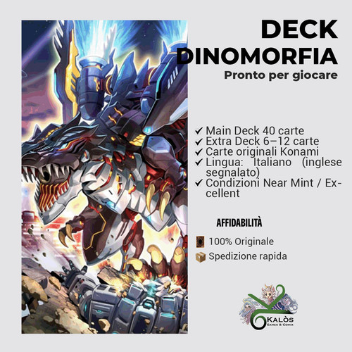 Yugioh mazzo deck dinomorfia - yugioh!,